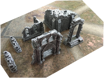 Ruins and Gates of the Realms Half Set