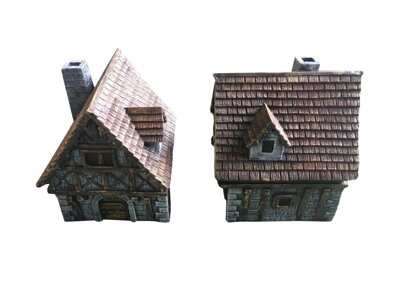 Medieval Houses type B 2pcs