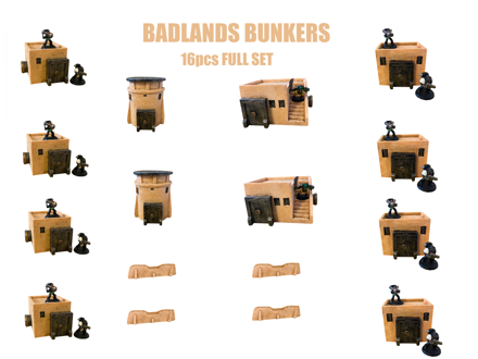 Badlands Bunkers 16pcs Set