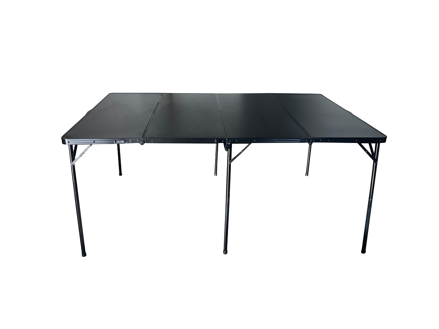 6'x4' Black Folding Table