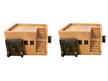 Badlands Bunkers with stairs 2pcs 